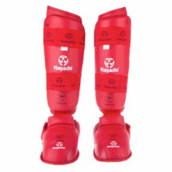 Karate Kickprotector - Instep And Shin WKF - Red, 343-4N