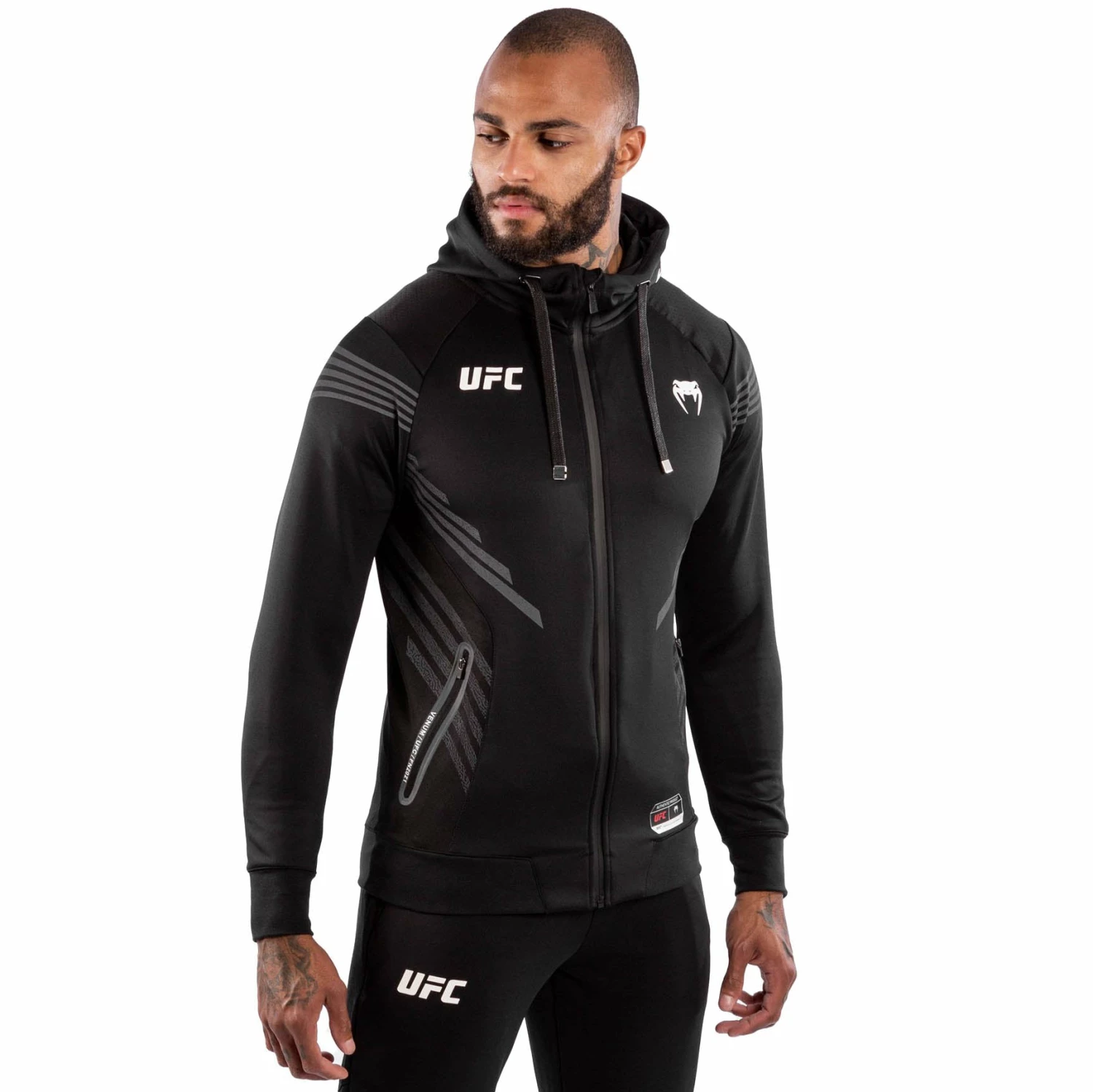 Venum UFC Hoodie Authentic Fight Night - Black 3 Venum UFC Hoodie Authentic Fight Night - Black