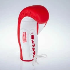 Fighter Boxing Gloves Competition Pro - Red/white, FBG-004R -Fighters Europe Store 9a46b12df1aec908c173f43cea6bb20e