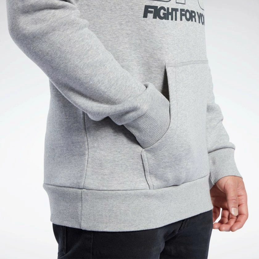 Reebok UFC FG Hoodie - Grey, FK2342 5 Reebok UFC FG Hoodie - Grey, FK2342 - Image 3