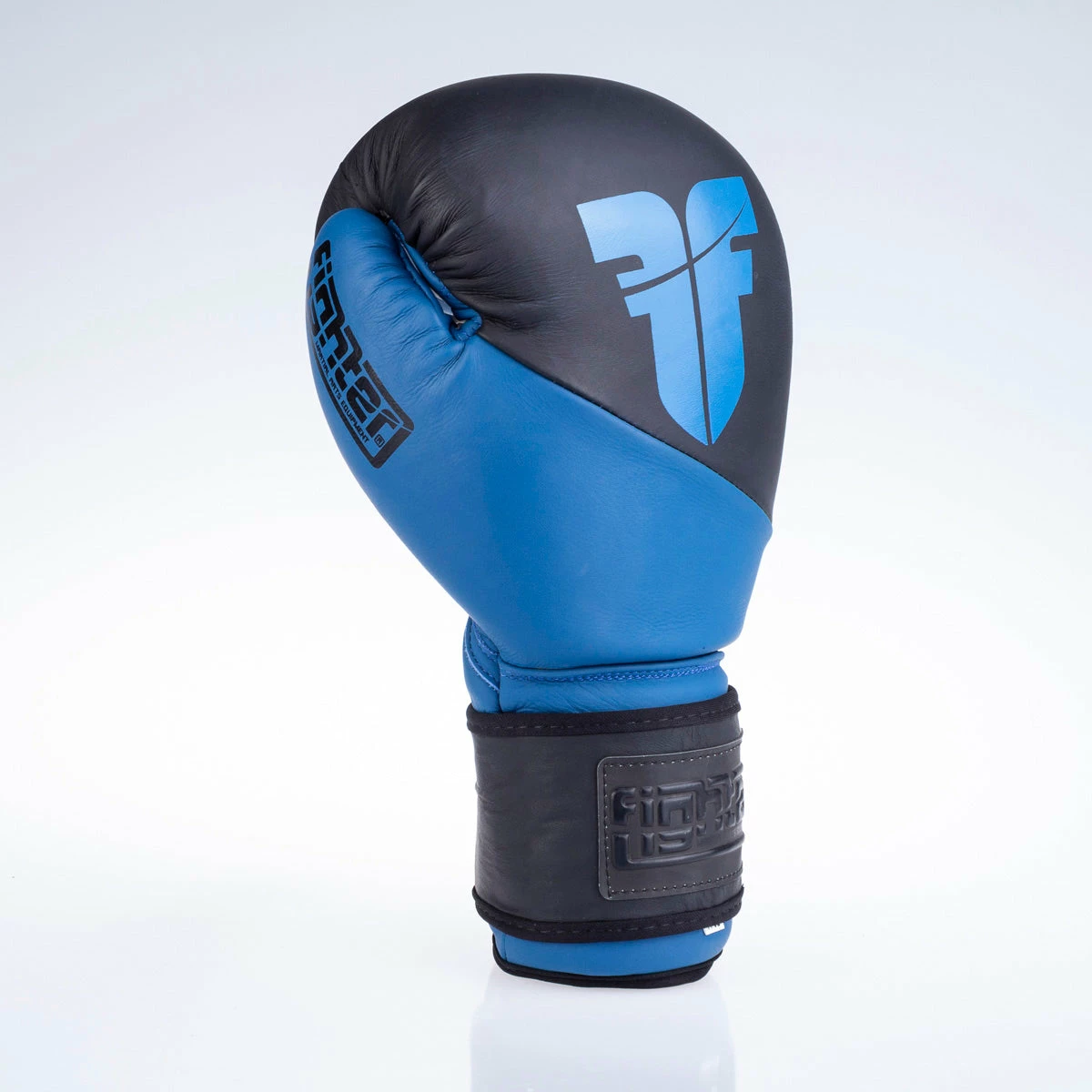 Fighter Boxing Gloves SPLIT- Matt Blue/black, FBG-001BBL 8 Fighter Boxing Gloves SPLIT- Matt Blue/black, FBG-001BBL - Image 6
