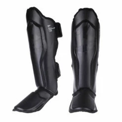 King Pro Boxing Shin Guards - Black/black, KPB-SGBB1