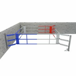 Floor Boxing Ring Fighter Wall With 3 Ropes, BRF-NF3W