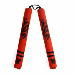 Fighter Soft Nunchaku - Dragon - Red