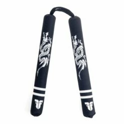 Fighter Soft Nunchaku - Dragon - Black/white