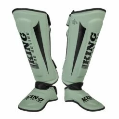 King Pro Boxing Shinguards Revo 5 - Khaki