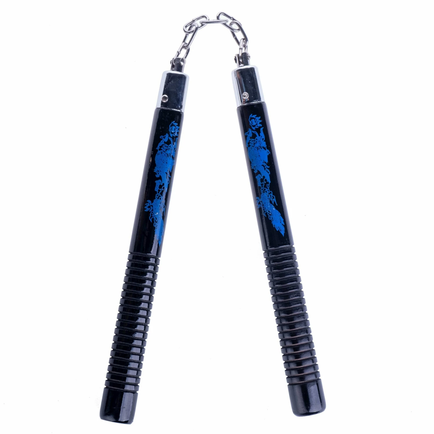 Nunchaku Overall Carved - Black/blue 3 Nunchaku Overall Carved - Black/blue