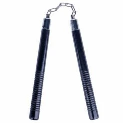 Nunchaku Overall Carved - Black