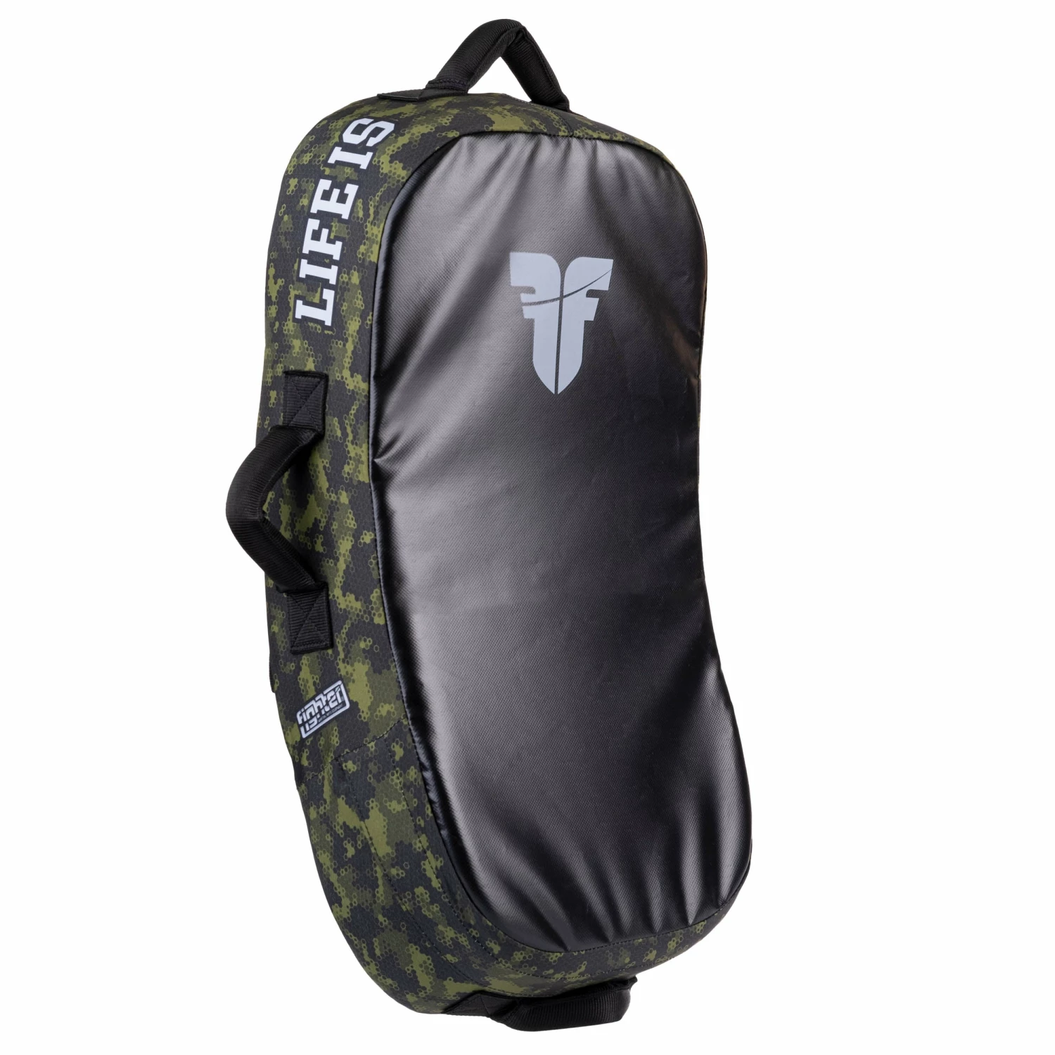 Fighter Kicking Shield - MULTI GRIP - Life Is A Fight - Green Camo, FKSH-27 3 Fighter Kicking Shield - MULTI GRIP - Life Is A Fight - Green Camo, FKSH-27