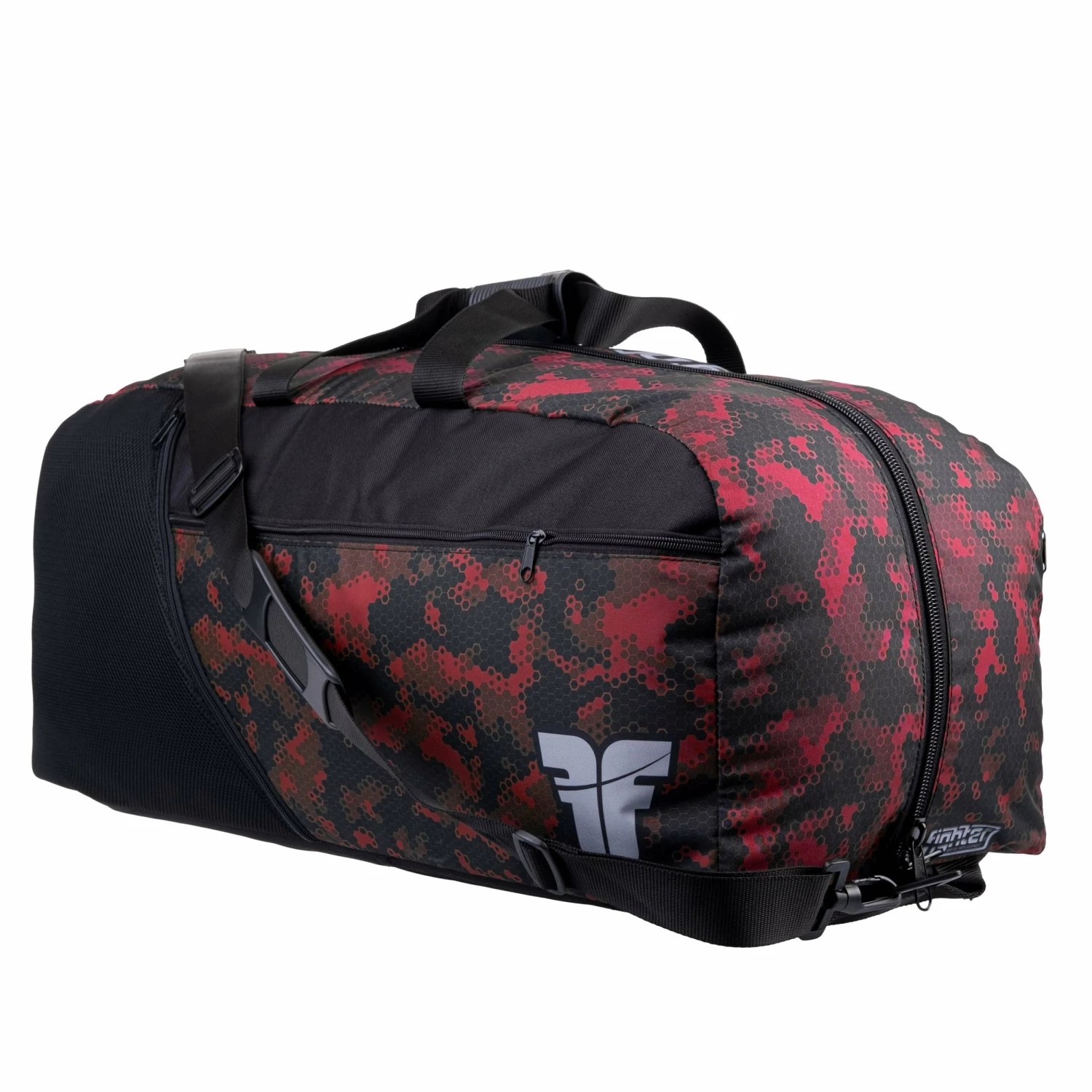 Fighter Sports Bag/Backpack - Red Honeycomb 4 Fighter Sports Bag/Backpack - Red Honeycomb - Image 2
