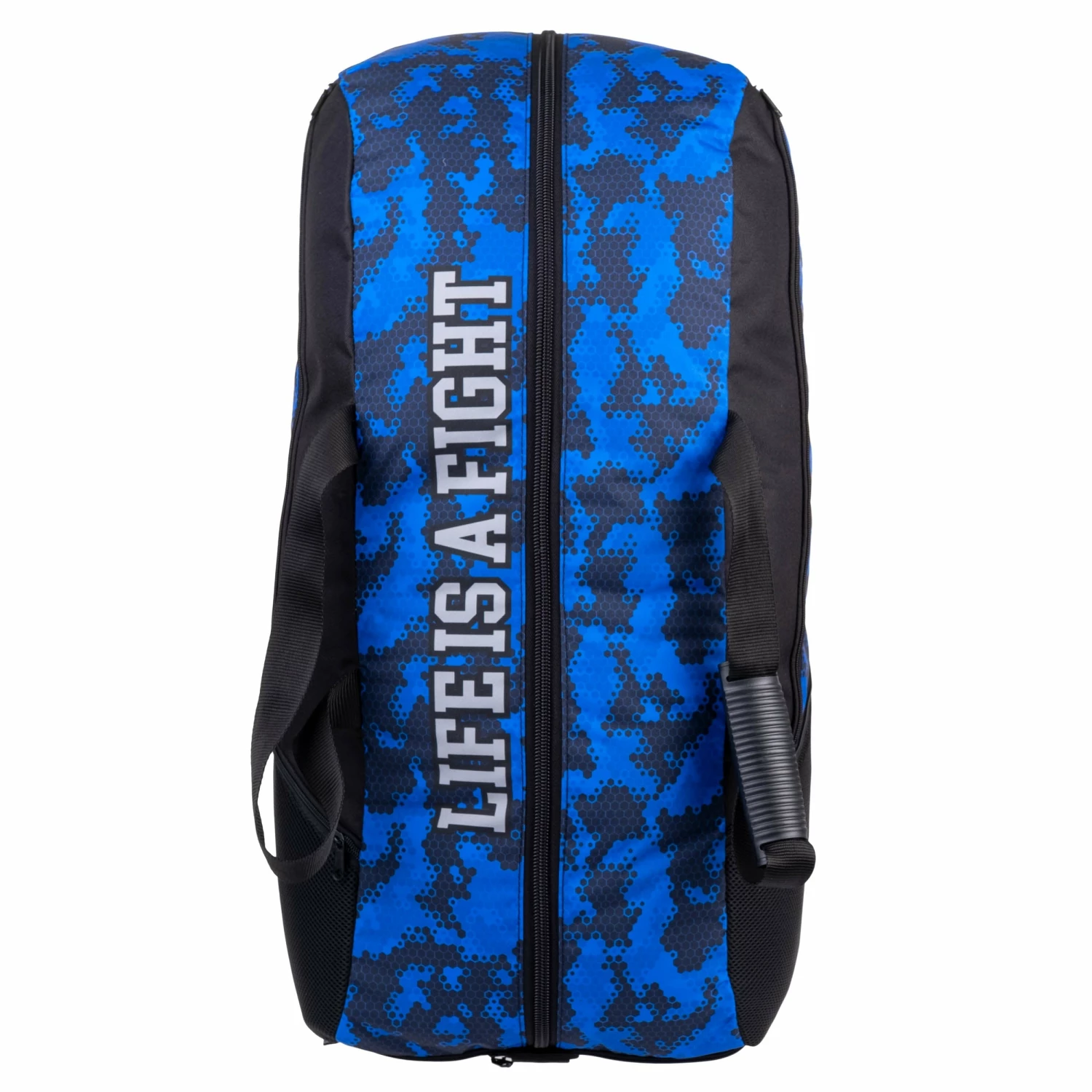 Fighter Sports Bag/Backpack - Blue Honeycomb 4 Fighter Sports Bag/Backpack - Blue Honeycomb - Image 2