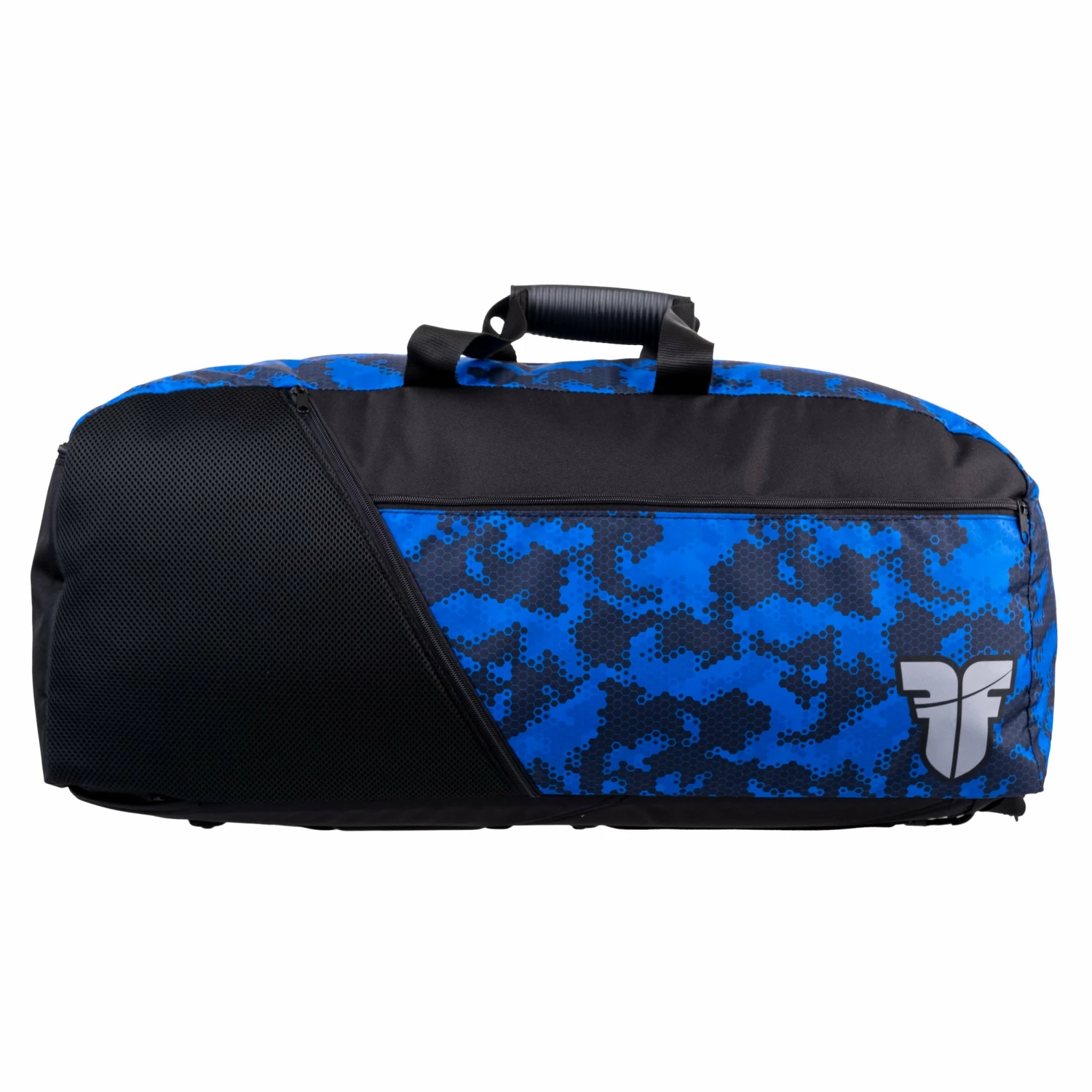 Fighter Sports Bag/Backpack - Blue Honeycomb 3 Fighter Sports Bag/Backpack - Blue Honeycomb