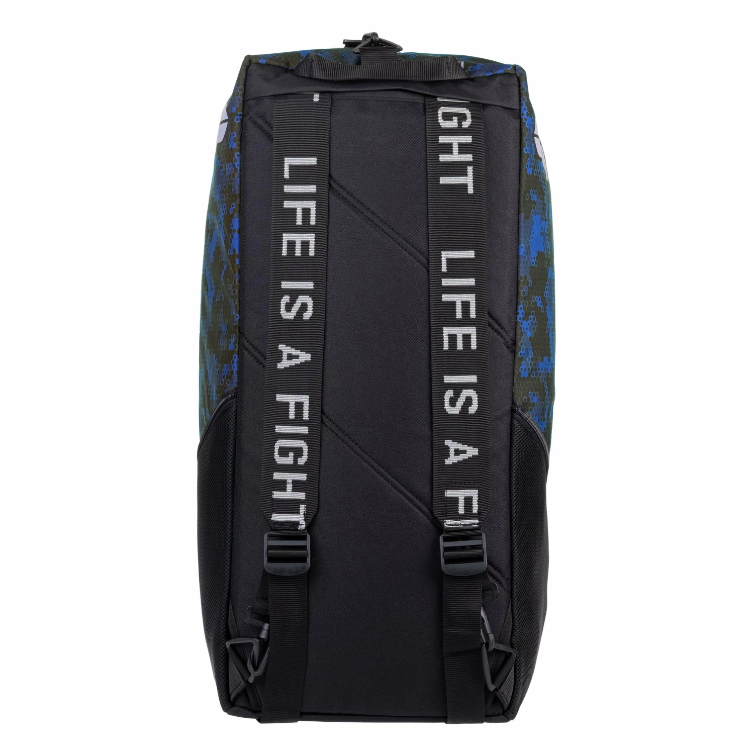 Fighter Sports Bag/Backpack - Blue Honeycomb 6 Fighter Sports Bag/Backpack - Blue Honeycomb - Image 4