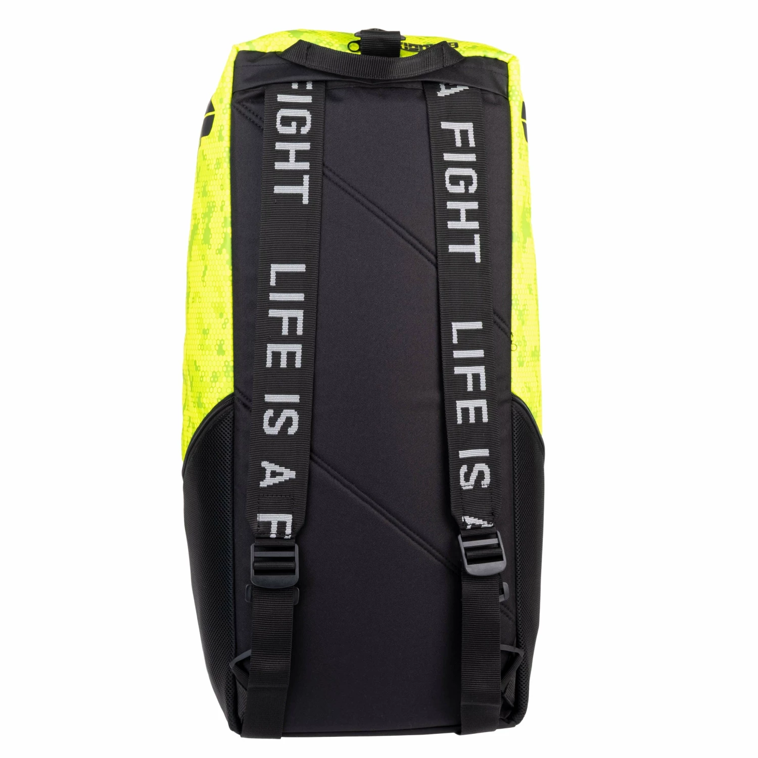 Fighter Sports Bag/Backpack - Neon Yellow Honeycomb 8 Fighter Sports Bag/Backpack - Neon Yellow Honeycomb - Image 6