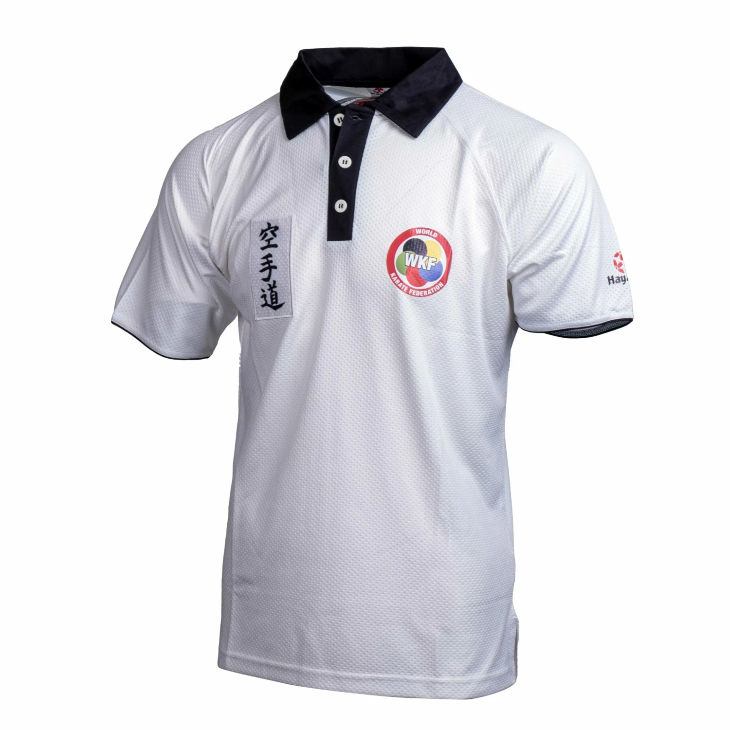Hayashi WKF Polo Shirt- White, 75112-1 3 Hayashi WKF Polo Shirt- White, 75112-1