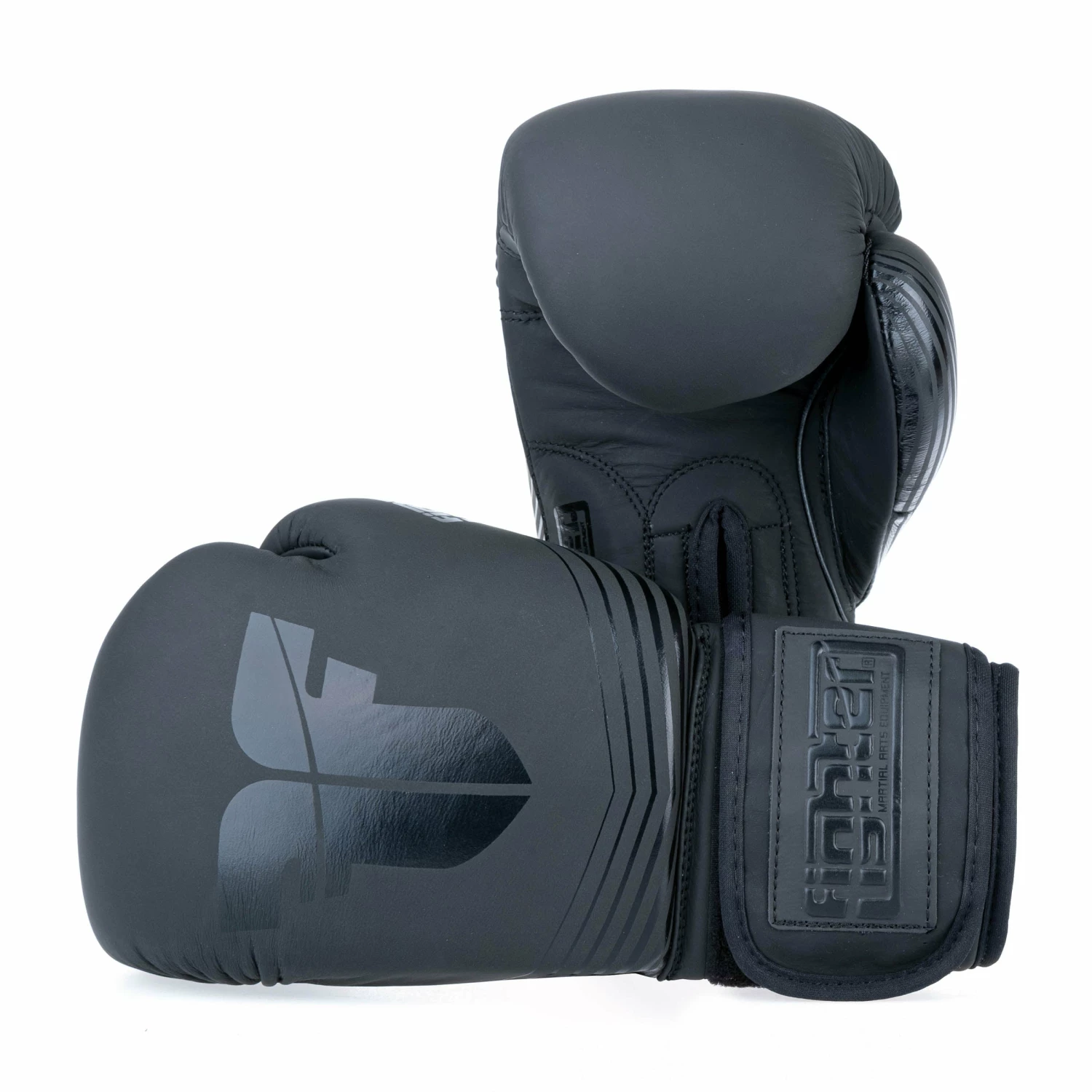 Fighter Boxing Gloves SPLIT Stripes - Black 3 Fighter Boxing Gloves SPLIT Stripes - Black