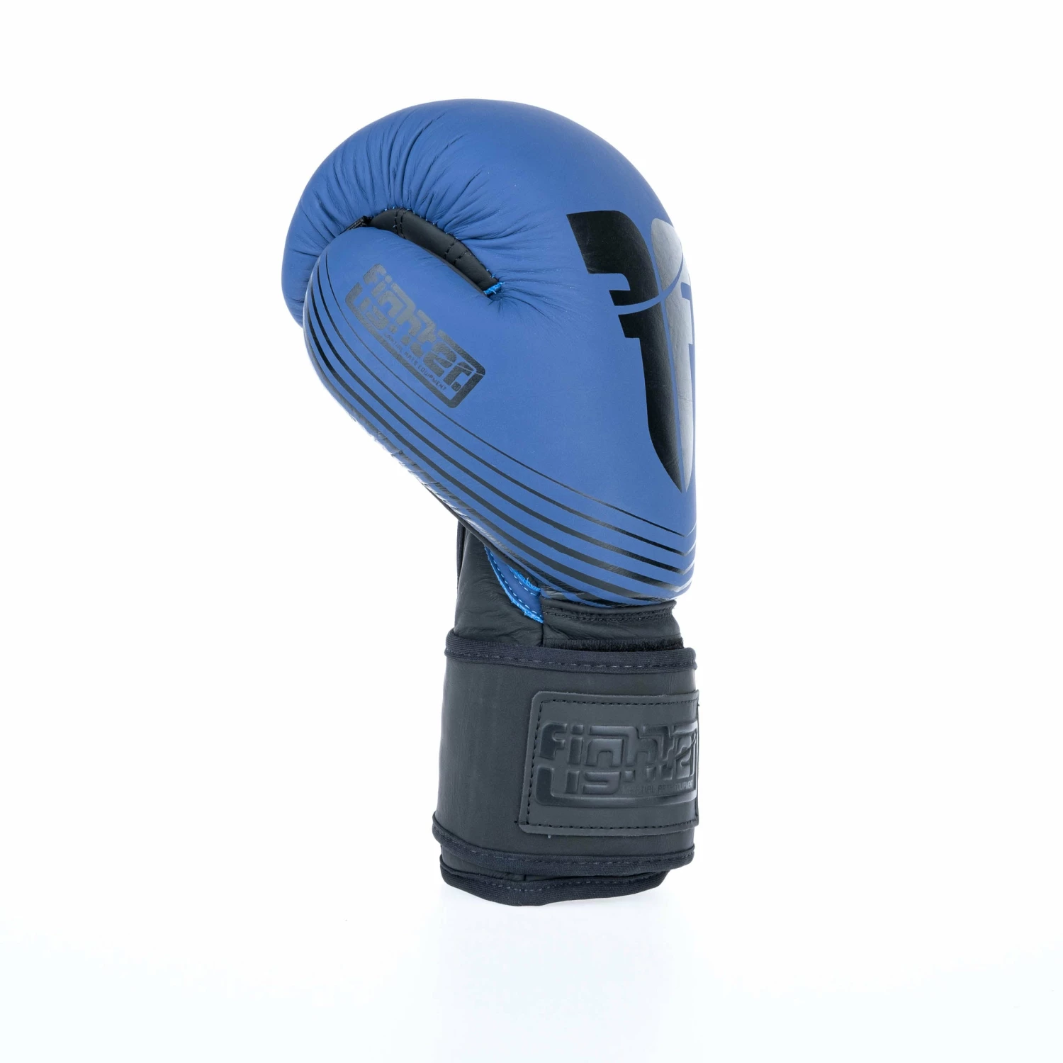 Fighter Boxing Gloves SPLIT Stripes - Blue/black 6 Fighter Boxing Gloves SPLIT Stripes - Blue/black - Image 4