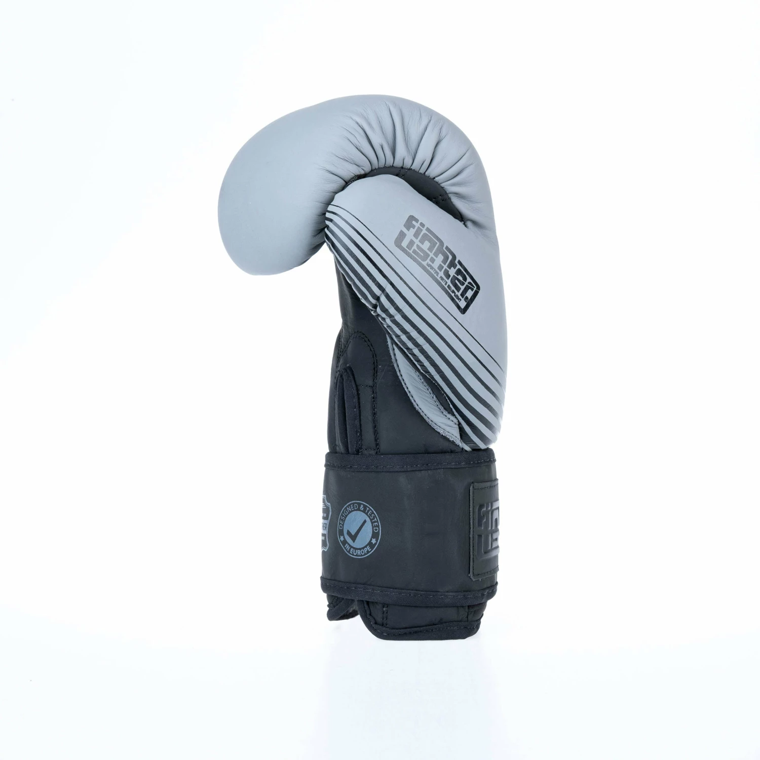 Fighter Boxing Gloves SPLIT Stripes - Gray/black 5 Fighter Boxing Gloves SPLIT Stripes - Gray/black - Image 3