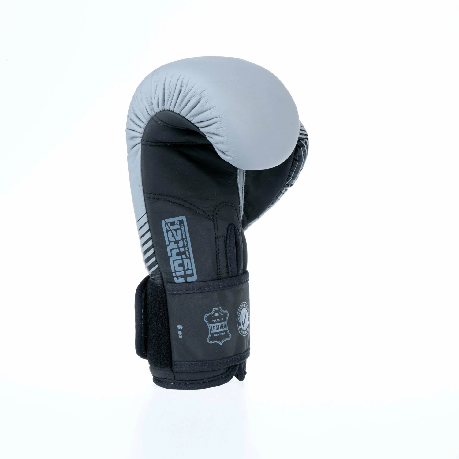Fighter Boxing Gloves SPLIT Stripes - Gray/black 9 Fighter Boxing Gloves SPLIT Stripes - Gray/black - Image 7