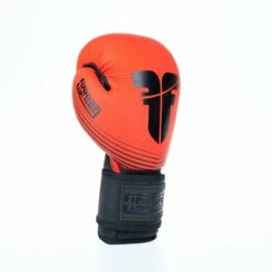 Fighter Boxing Gloves SPLIT Stripes - Red/black -Fighters Europe Store FBG 001 SRD04