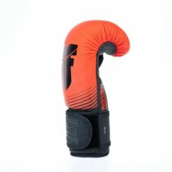 Fighter Boxing Gloves SPLIT Stripes - Red/black -Fighters Europe Store FBG 001 SRD06