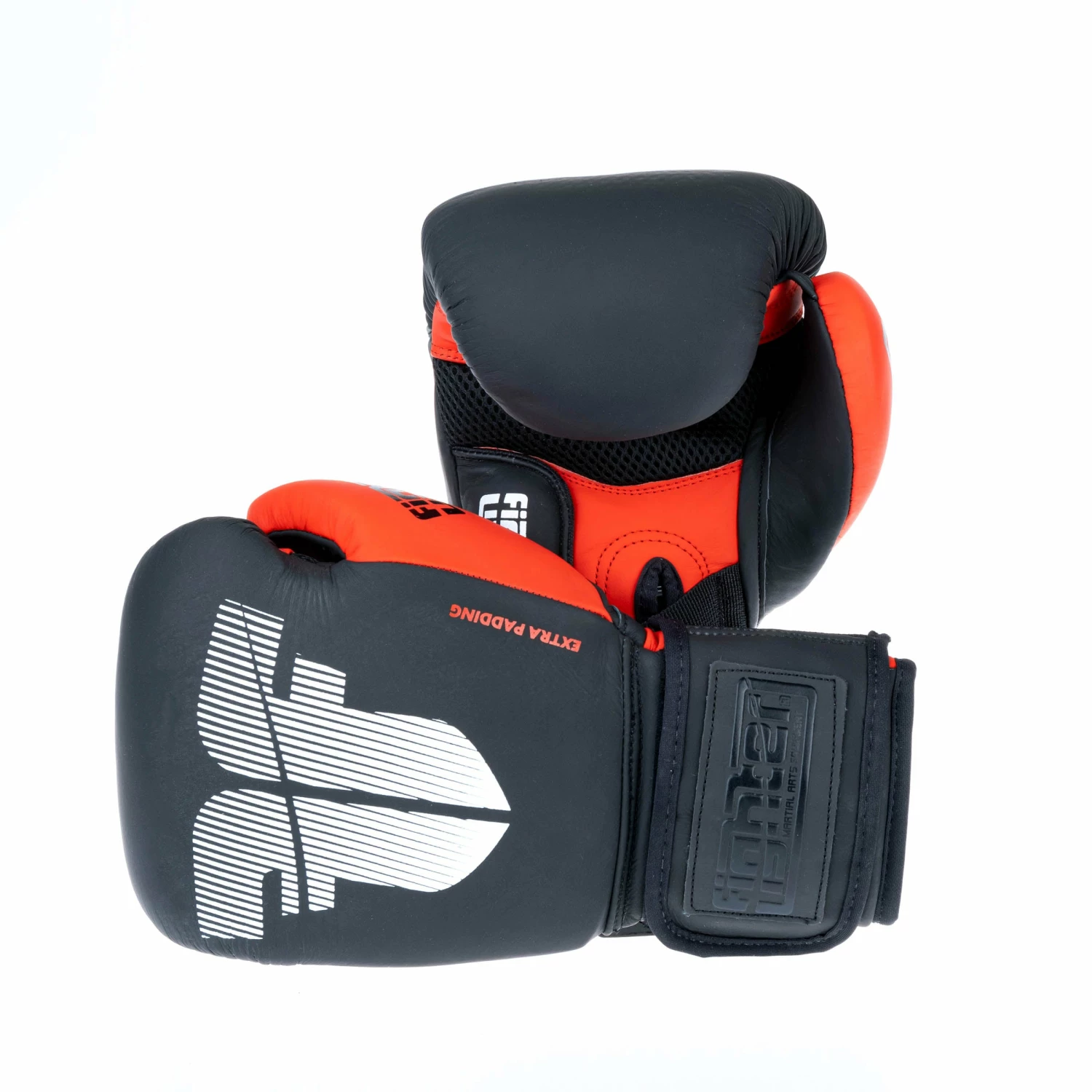 Fighter Boxing Gloves Secure Fit - Black/red 3 Fighter Boxing Gloves Secure Fit - Black/red