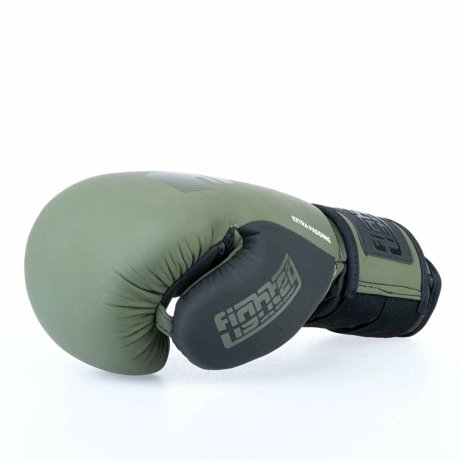Fighter Boxing Gloves Secure Fit - Khaki/black 12 Fighter Boxing Gloves Secure Fit - Khaki/black - Image 10