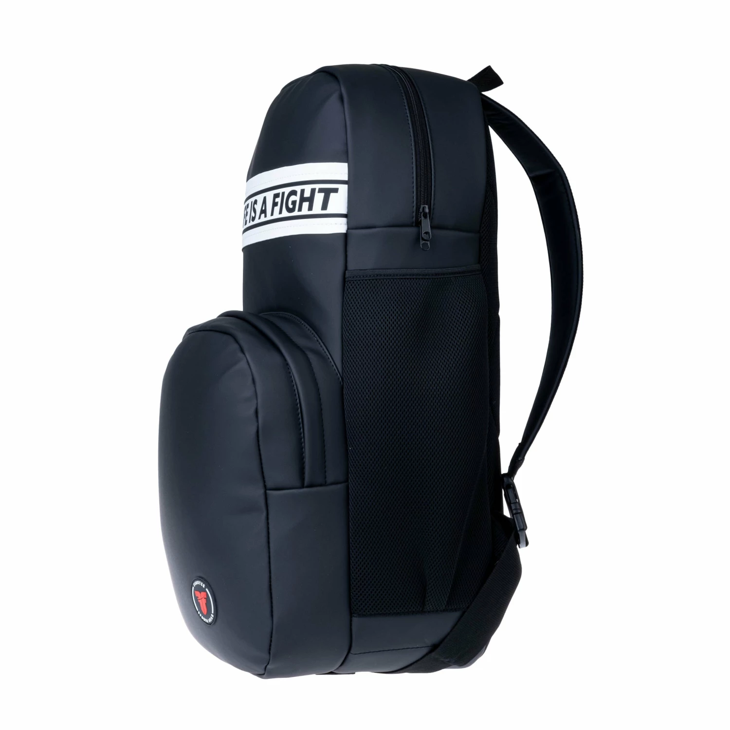 Fighter Backpack Leatherette - Black 6 Fighter Backpack Leatherette - Black - Image 4
