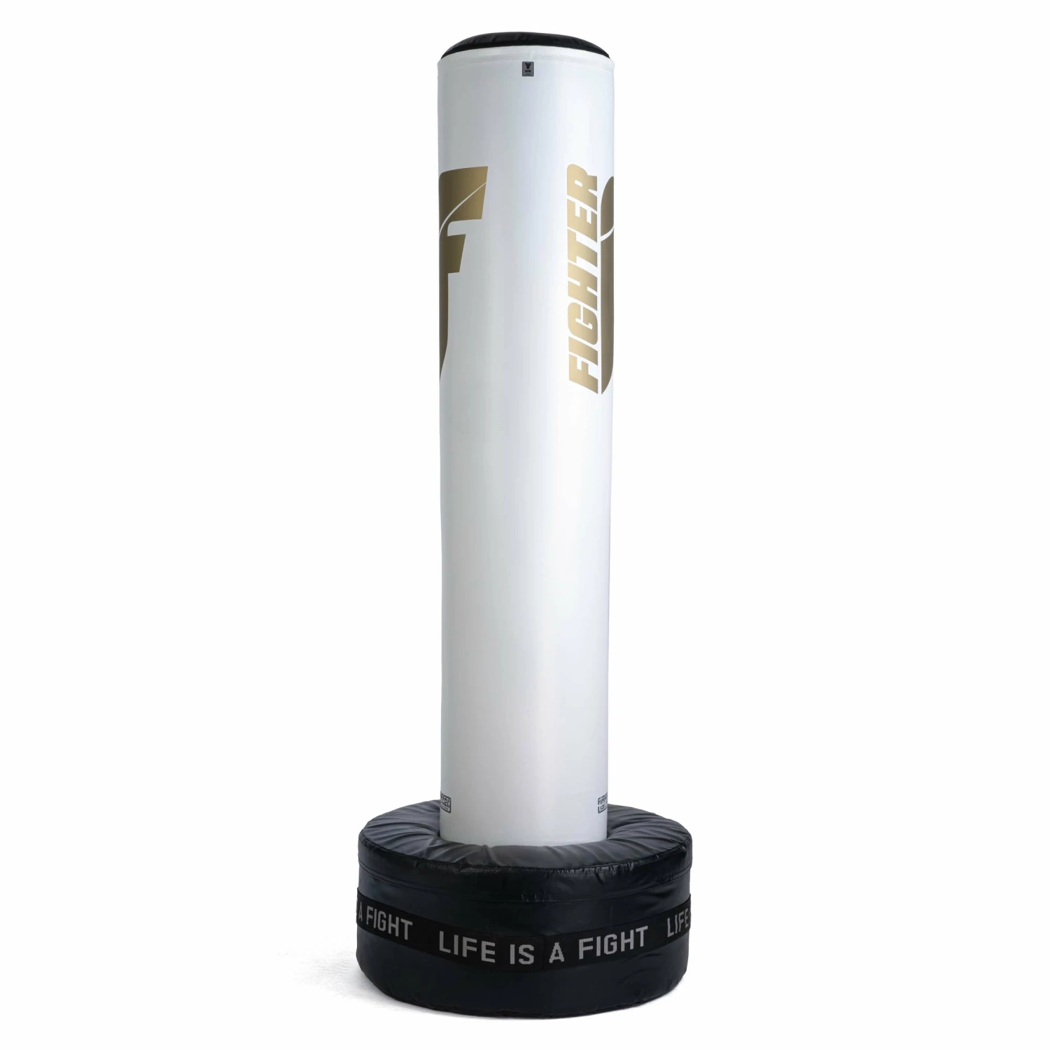 Fighter Free-Standing Boxing Bag Classic - White/gold 4 Fighter Free-Standing Boxing Bag Classic - White/gold - Image 2