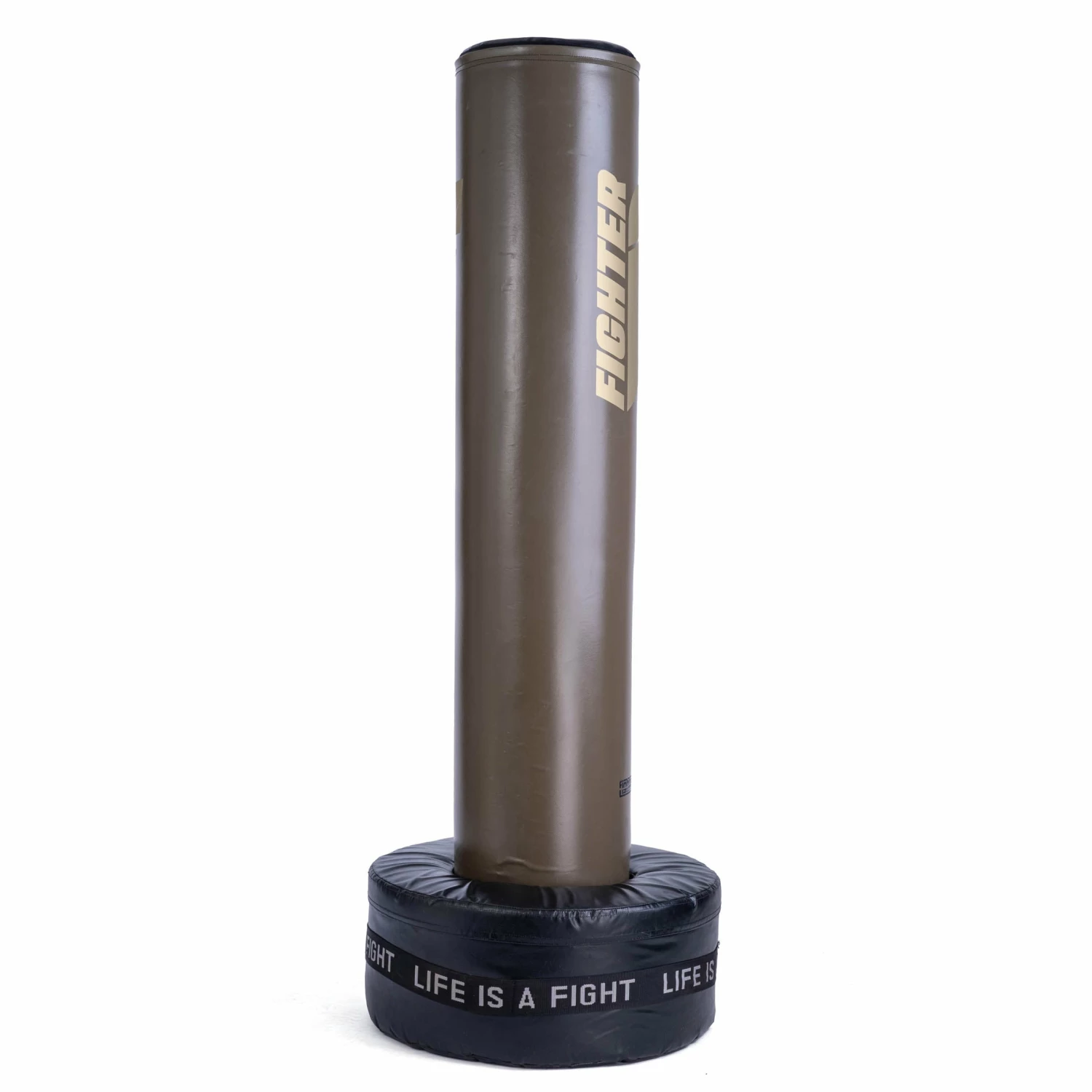 Fighter Free-Standing Boxing Bag Classic - Khaki/gold 4 Fighter Free-Standing Boxing Bag Classic - Khaki/gold - Image 2