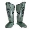 King Pro Boxing Shin Guards THOR - Khaki/silver 2 King Pro Boxing Shin Guards THOR - Khaki/silver -Fighters Europe Store KBPSGL THOR GR01