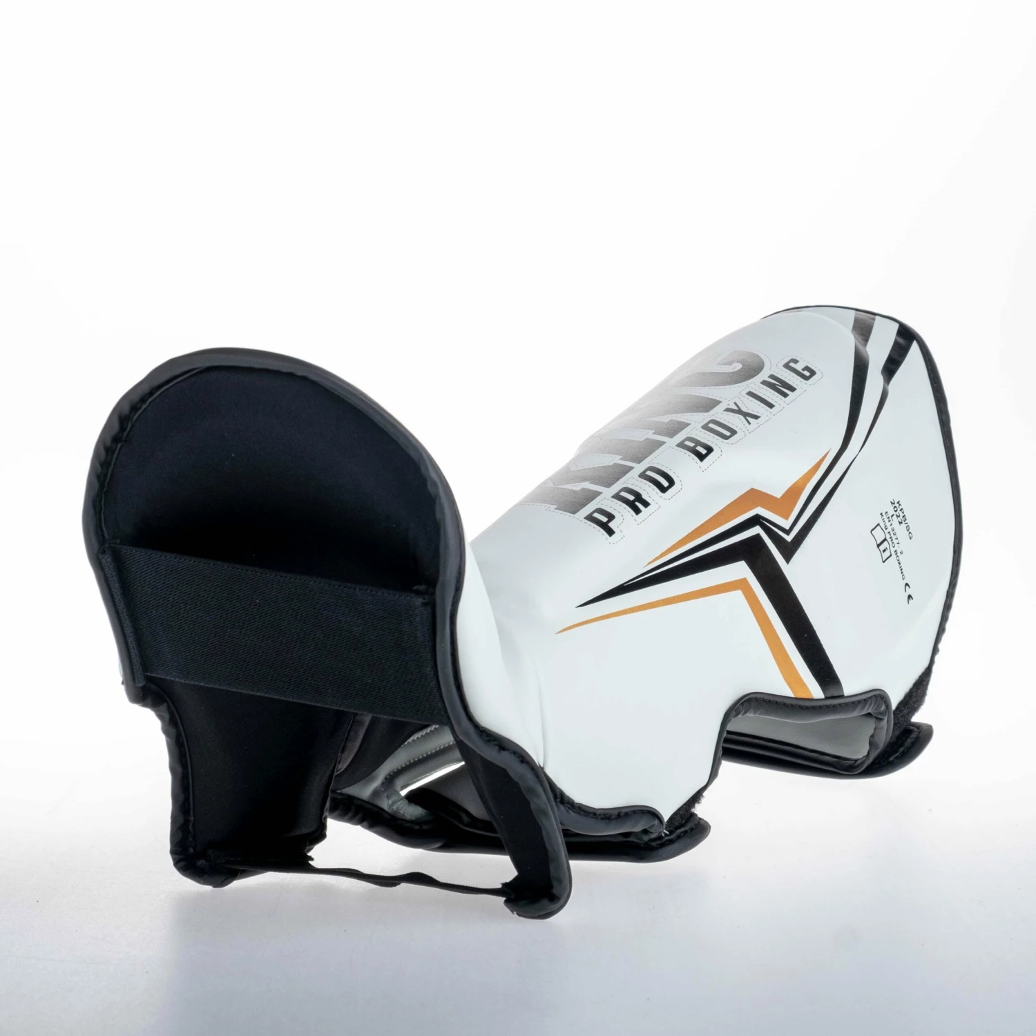 King Pro Boxing Shin Guards THOR - White/gold 9 King Pro Boxing Shin Guards THOR - White/gold - Image 7