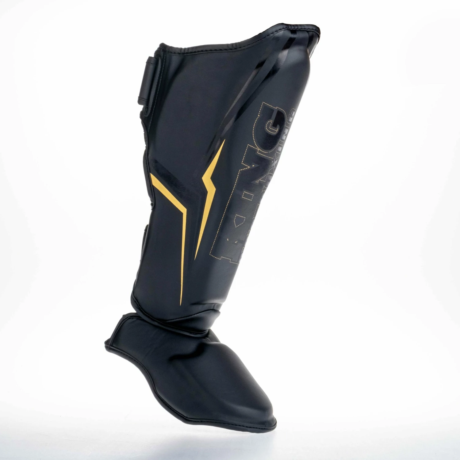 King Pro Boxing Shin Guards THOR - Black/gold 4 King Pro Boxing Shin Guards THOR - Black/gold - Image 2