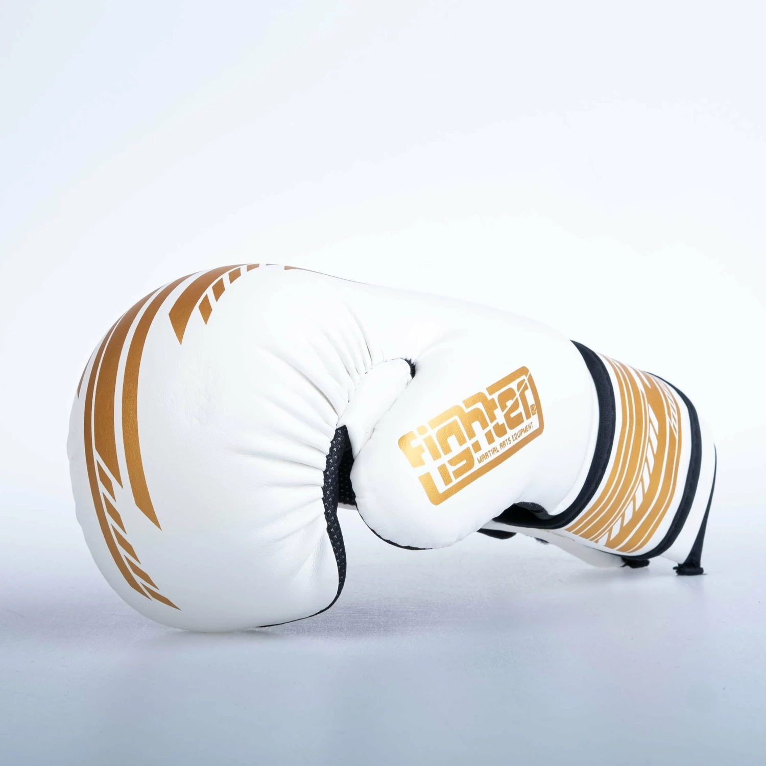 Fighter Open Gloves Quick - SGP Edition - White/gold 5 Fighter Open Gloves Quick - SGP Edition - White/gold - Image 3