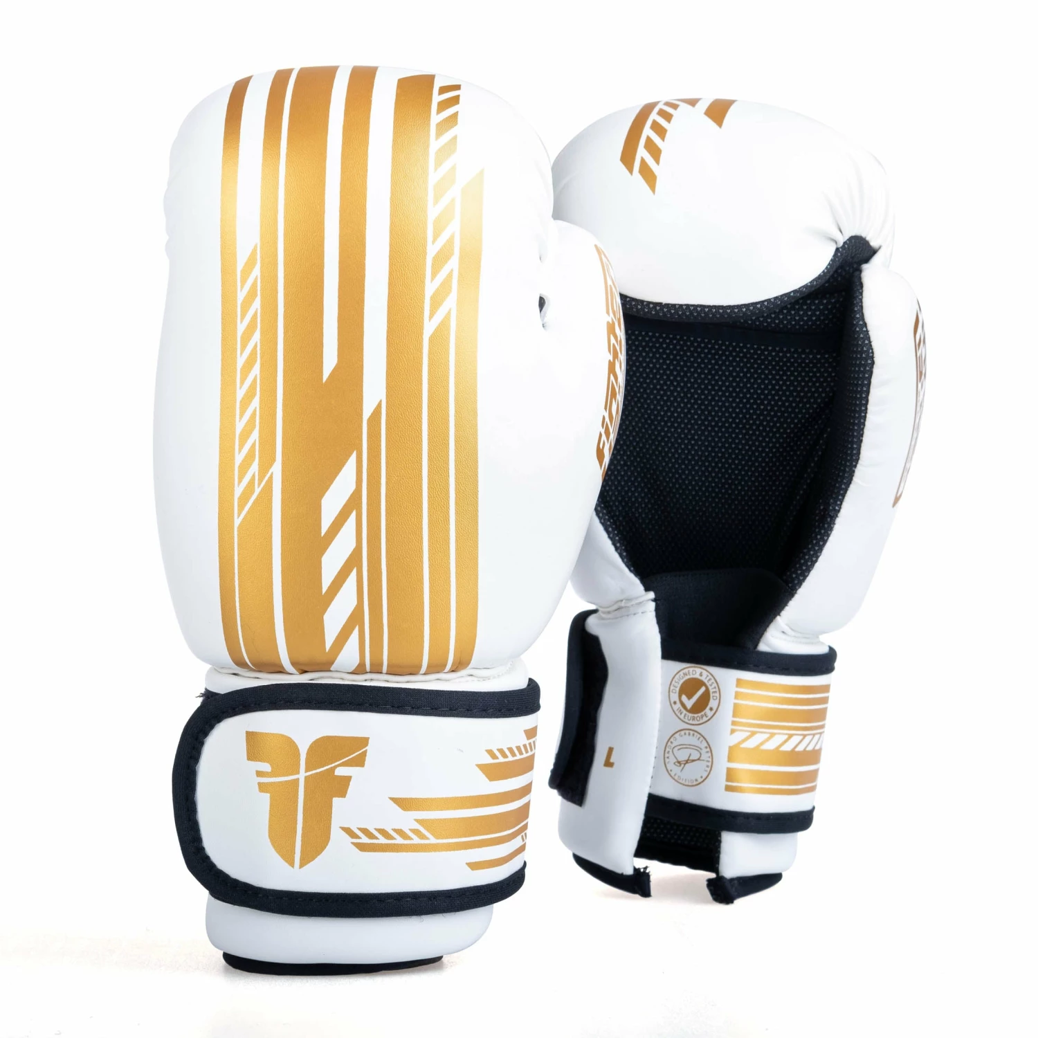 Fighter Open Gloves Quick - SGP Edition - White/gold 3 Fighter Open Gloves Quick - SGP Edition - White/gold
