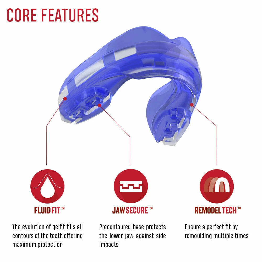 SAFEJAWZ Ortho Series Self-Fit Mouthguard For Braces - Blue 8 SAFEJAWZ Ortho Series Self-Fit Mouthguard For Braces - Blue - Image 6