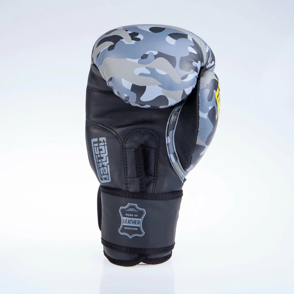 Fighter Boxing Gloves SIAM - Grey Camo, FBG-003C 4 Fighter Boxing Gloves SIAM - Grey Camo, FBG-003C - Image 2