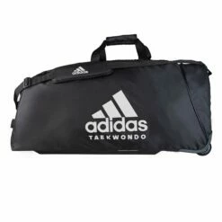 Adidas TKD TROLLEY Bag - Black/white, ADIACC057CS-WHITE