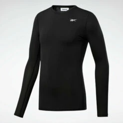 Reebok Wor Compr Lo Sleeve Solid - Black, FP9105