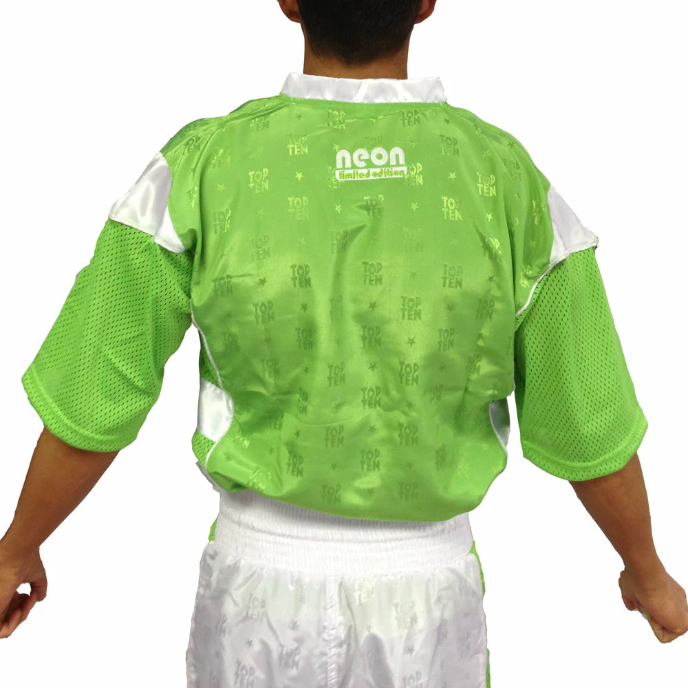 Fight Uniform Top Ten PQ Mesh NEON - Neon-green, 1681-15 4 Fight Uniform Top Ten PQ Mesh NEON - Neon-green, 1681-15 - Image 2