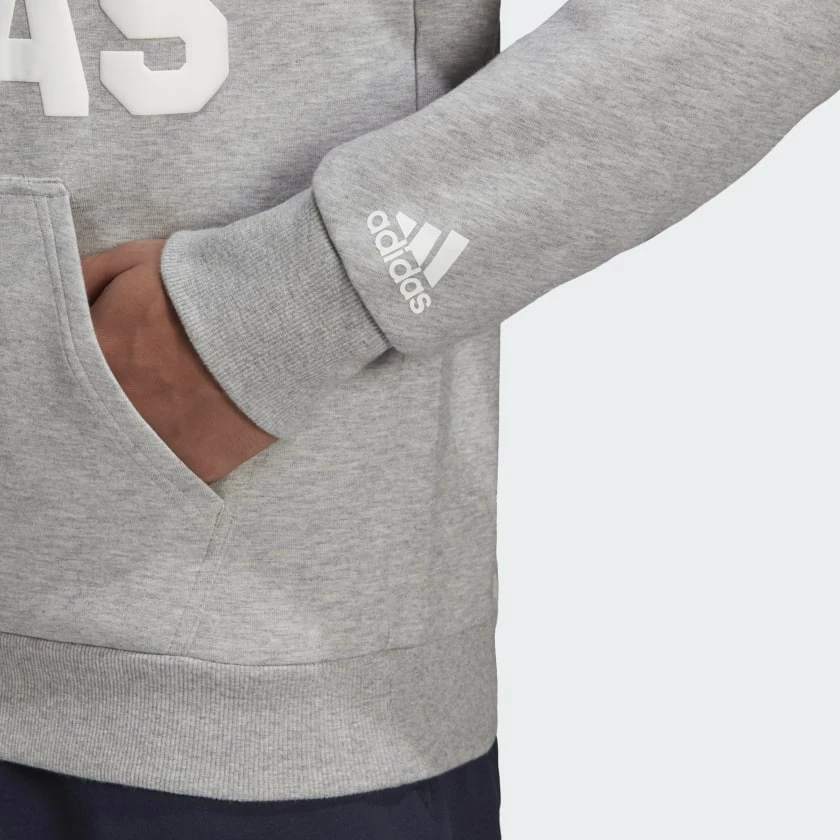 Adidas Hood - Grey, DX7957 8 Adidas Hood - Grey, DX7957 - Image 6