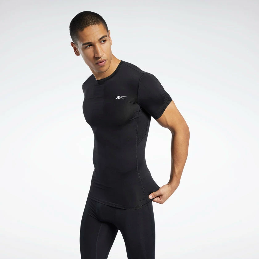 Reebok Wourkout Ready Compression TEE - Black, FP9118 5 Reebok Wourkout Ready Compression TEE - Black, FP9118 - Image 3