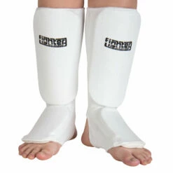 Fighter Instep Shin Guard - White, JE1400IN