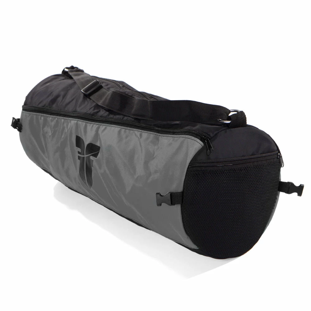Fighter Roll Gym Bag - Black/gray, FSB-04 3 Fighter Roll Gym Bag - Black/gray, FSB-04