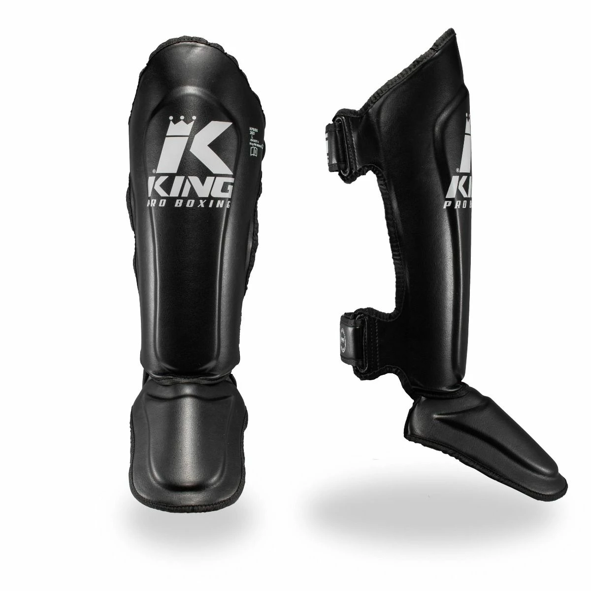 King Pro Boxing Shin Guards - Black/white 3 King Pro Boxing Shin Guards - Black/white