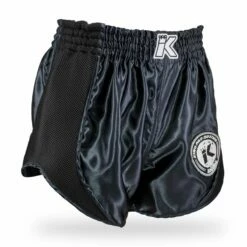 Thai Shorts King Retro - Black -Fighters Europe Store booster0518 1