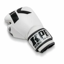 King Pro Boxing Boxing Gloves Pellis - White -Fighters Europe Store booster4756