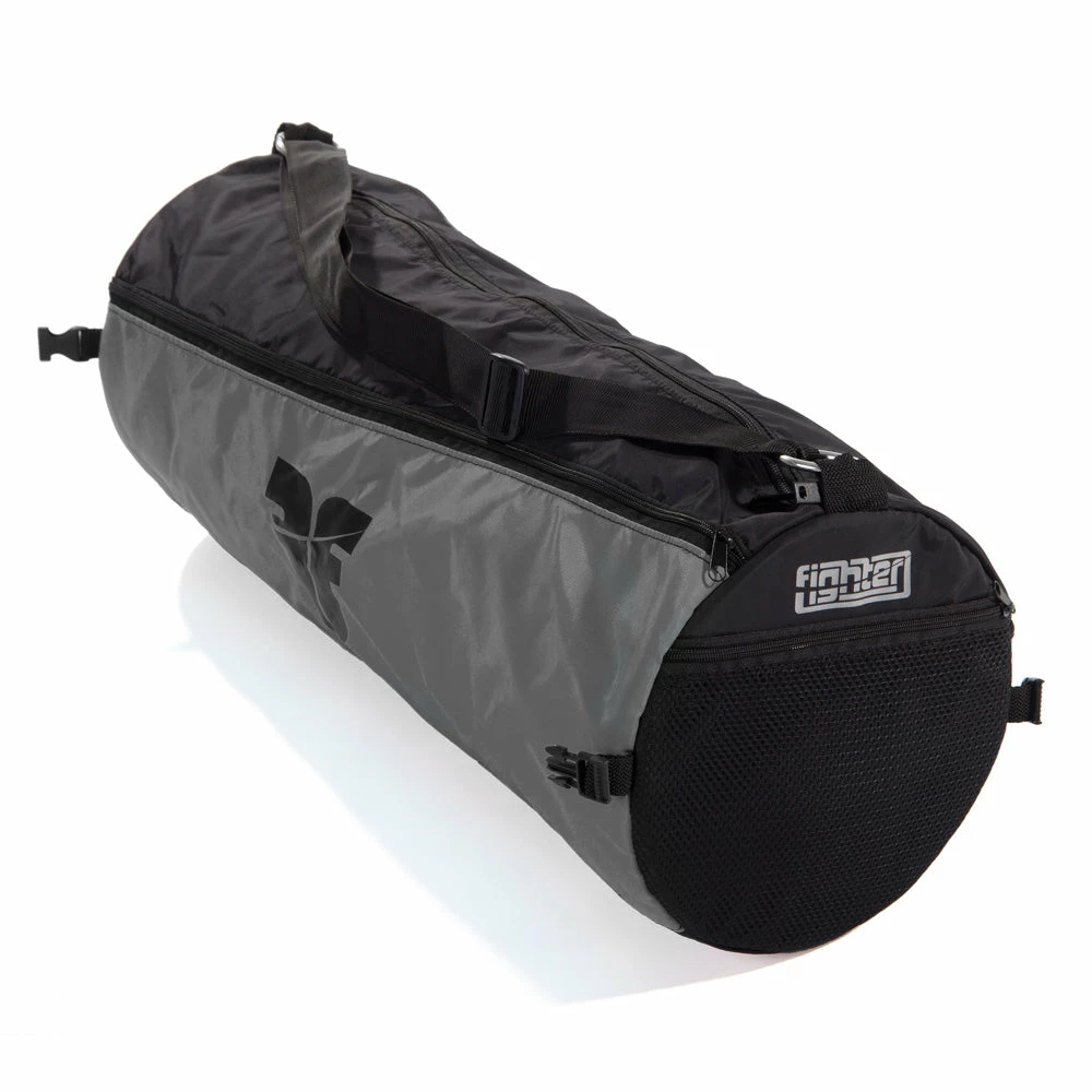 Fighter Roll Gym Bag - Black/gray, FSB-04 7 Fighter Roll Gym Bag - Black/gray, FSB-04 - Image 5