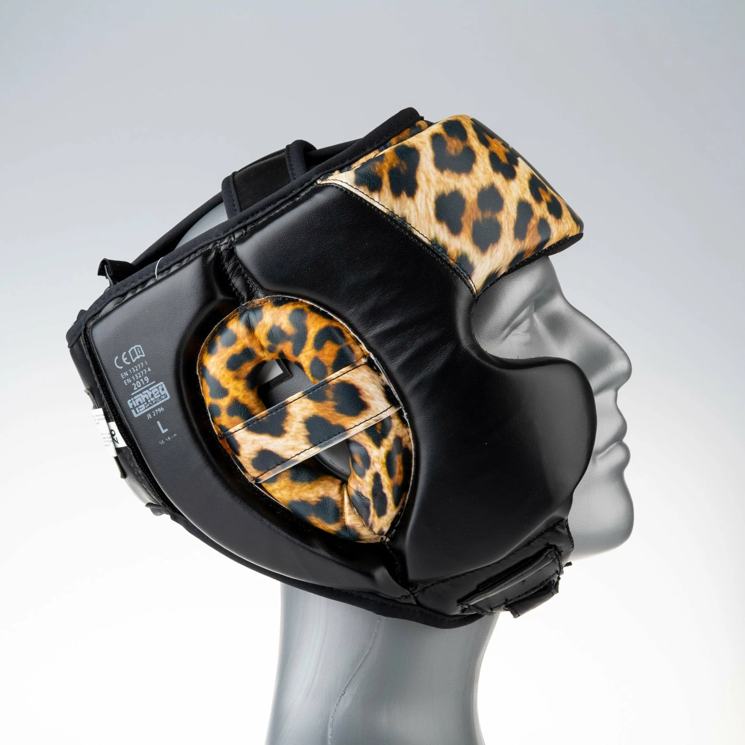 Fighter Headguard Sparring Pro Jungle Series - Leopard, JE2796LE 6 Fighter Headguard Sparring Pro Jungle Series - Leopard, JE2796LE - Image 4
