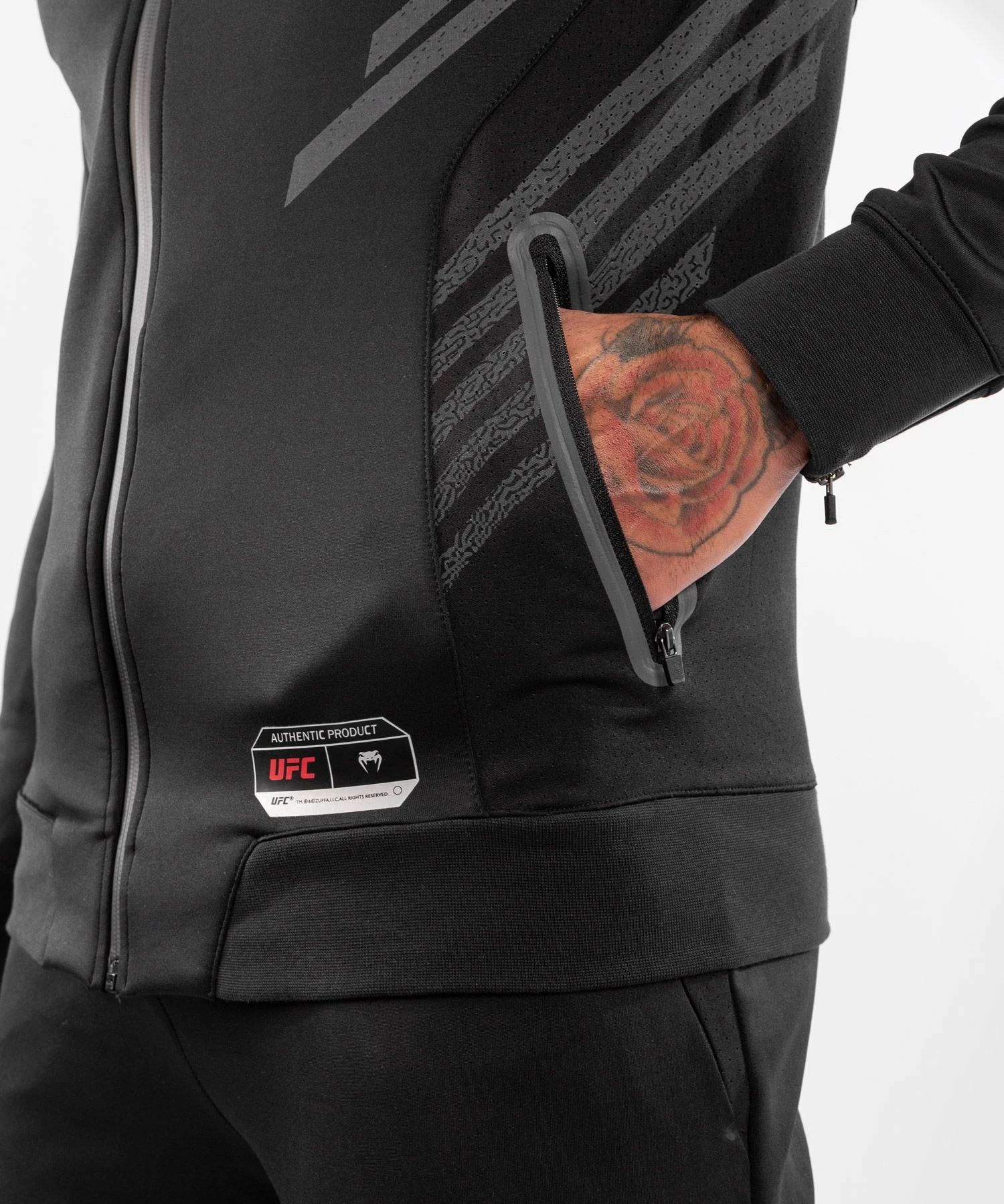 Venum UFC Hoodie Authentic Fight Night - Black 8 Venum UFC Hoodie Authentic Fight Night - Black - Image 6